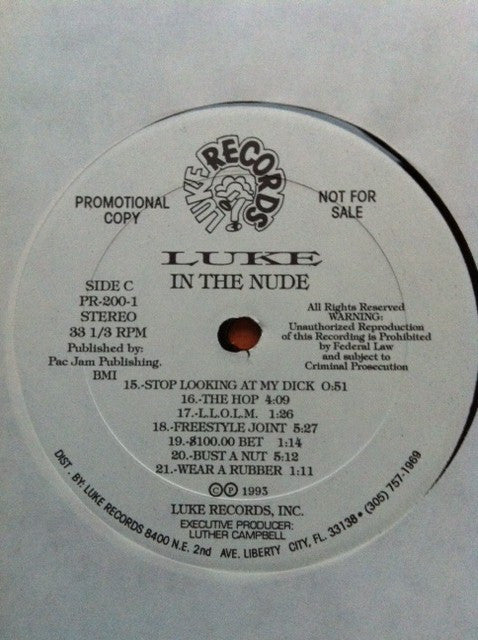 Luke : In The Nude (2xLP, Album, Promo)