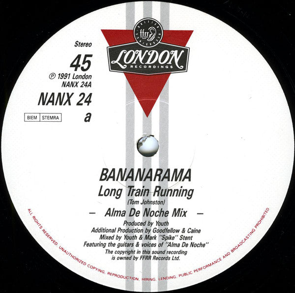 Bananarama : Long Train Running (12", Single)
