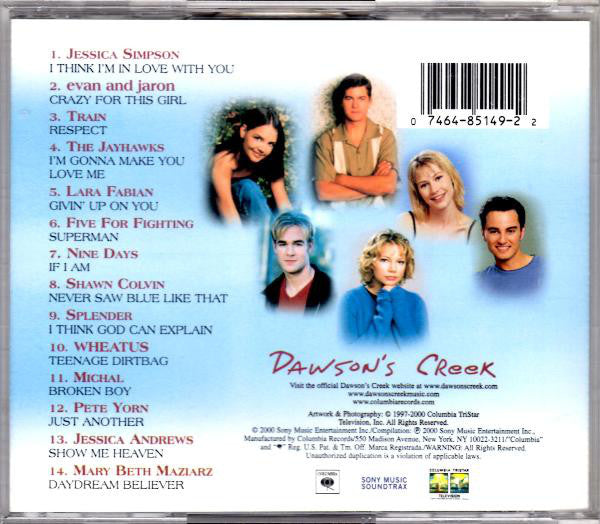 Various : Songs From Dawson's Creek Volume 2 (CD, Comp, Enh)