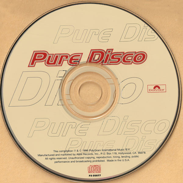 Various : Pure Disco (CD, Comp, Club, CRC)