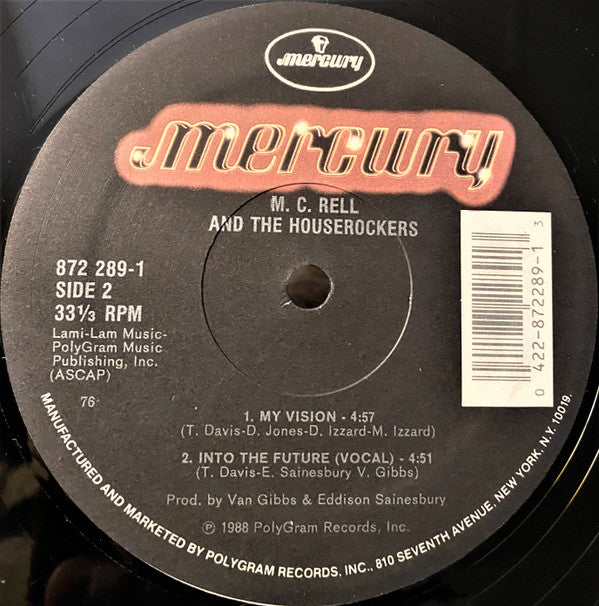 MC Rell & The Houserockers : Into The Future (12")