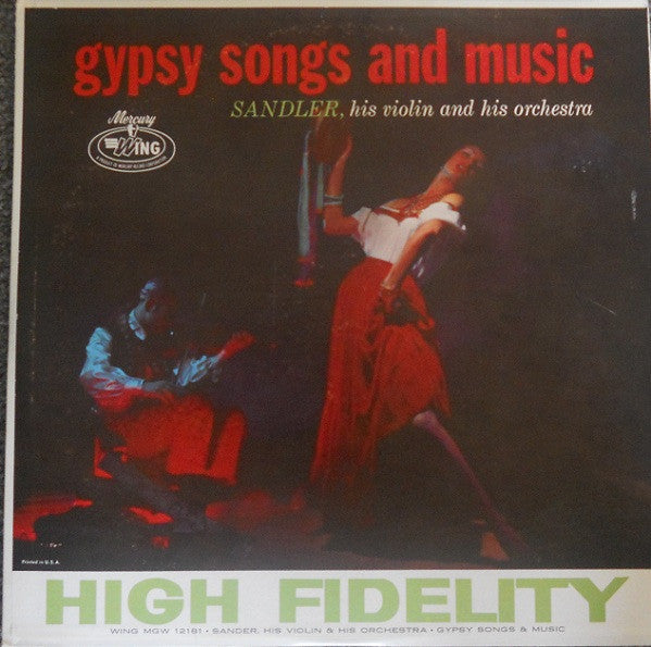 Albert Sandler : Gypsy Songs And Music (LP)