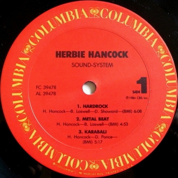 Herbie Hancock : Sound-System (LP, Album, Pit)