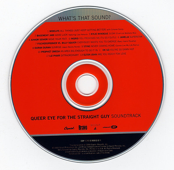 Various : Queer Eye For The Straight Guy Soundtrack (CD, Comp, Enh)
