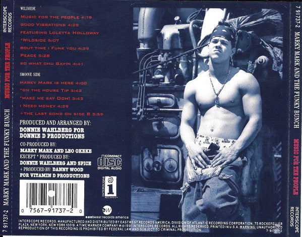 Marky Mark & The Funky Bunch : Music For The People (CD, Album, Spe)