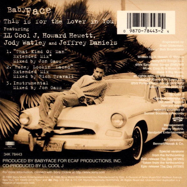 Babyface : This Is For The Lover In You (CD, Single)