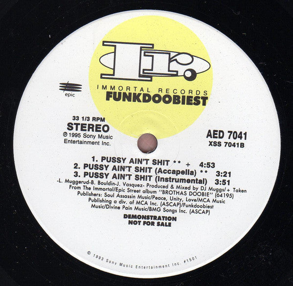 Funkdoobiest : Dedicated (12", Promo)