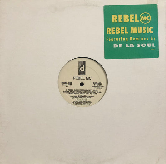 Rebel MC : Rebel Music (12", Promo)