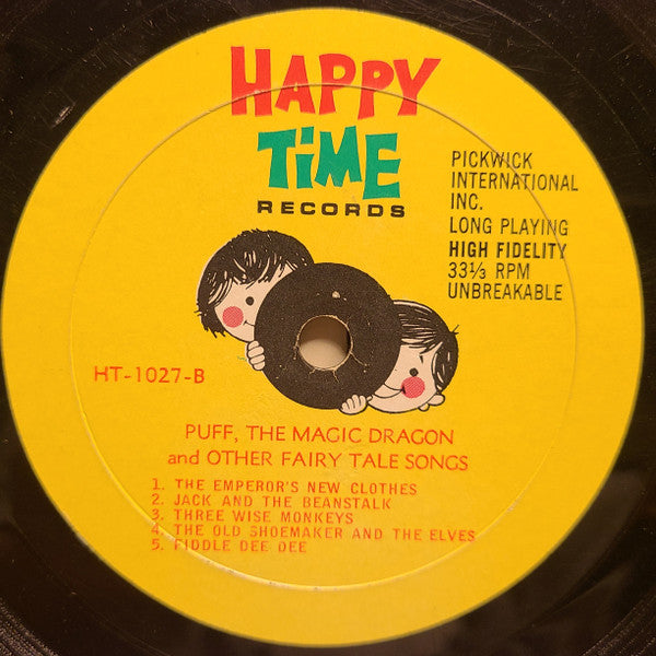 Happy Time Chorus & Orchestra : Puff, The Magic Dragon & Other Friends From Fairyland (LP)