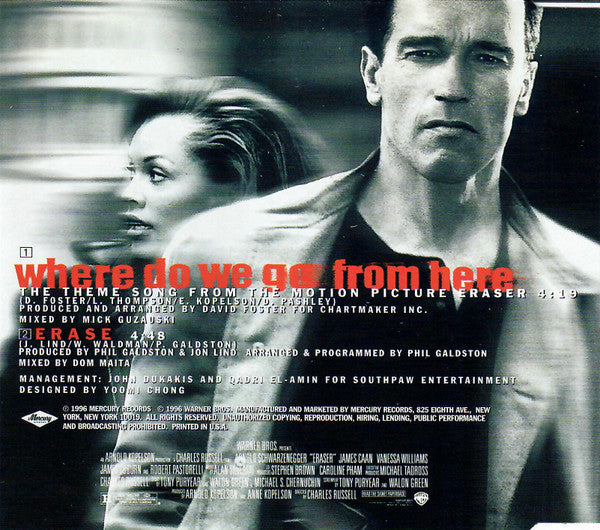 Vanessa Williams : Where Do We Go From Here (The Theme Song From The Motion Picture Eraser) (CD, Single)