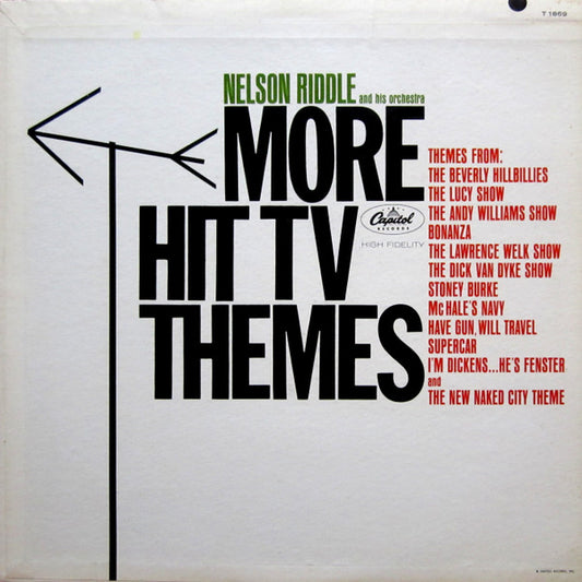 Nelson Riddle And His Orchestra : More Hit TV Themes (LP, Album, Mono)