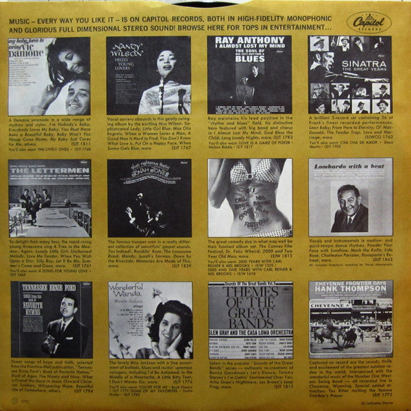 Nelson Riddle And His Orchestra : More Hit TV Themes (LP, Album, Mono)