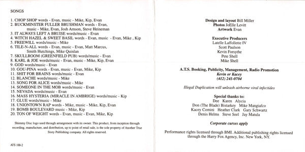 A.T.S. (3) : Axe Of Free Will And Other Victimless Crimes (CD, Album)