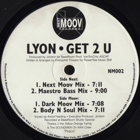 Lyon : Get 2 U (12")