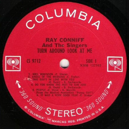 Ray Conniff And The Singers : Turn Around Look At Me (LP, Album)