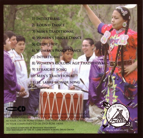 The St. Labre Indian School Drum Group : The Drums Of St. Labre (CD, Album, Enh)