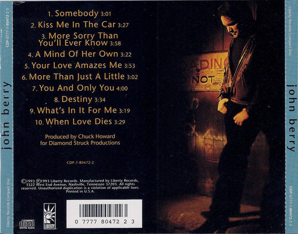 John Berry (8) : John Berry (CD, Album)