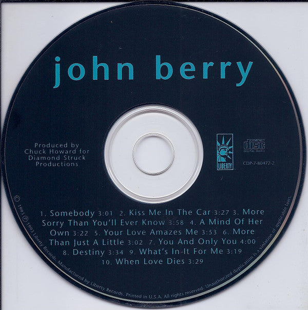 John Berry (8) : John Berry (CD, Album)