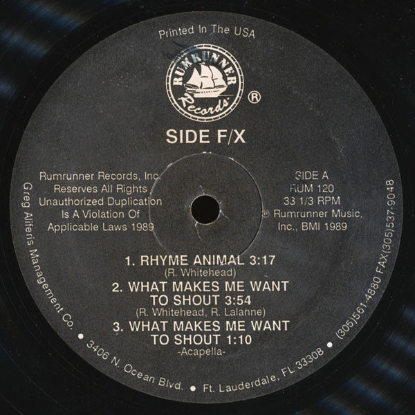 Side F/X : A Swift Kick (12")