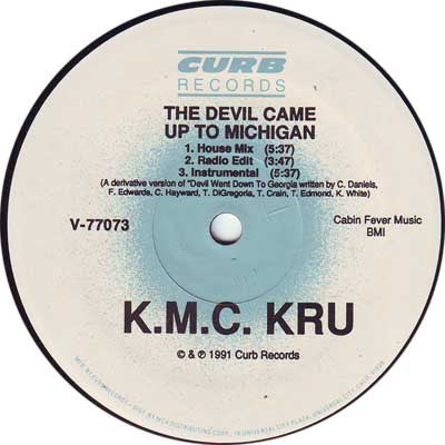 K.M.C. Kru : She's My Cutie / The Devil Came Up To Michigan (12")
