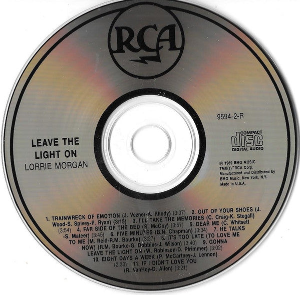 Lorrie Morgan : Leave The Light On (CD, Album)