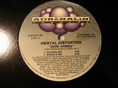 Mental Distortion : Dark Armies (12", Promo)