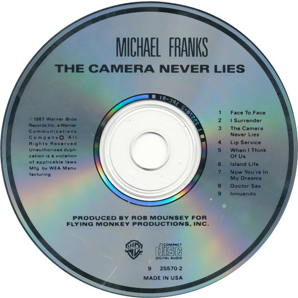 Michael Franks : The Camera Never Lies (CD, Album)