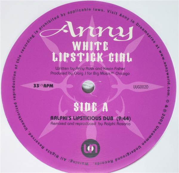 Anny (6) : White Lipstick Girl (12", Whi)
