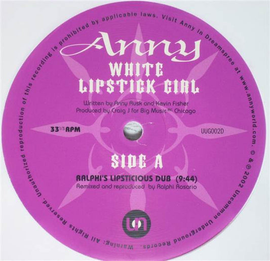Anny (6) : White Lipstick Girl (12", Whi)