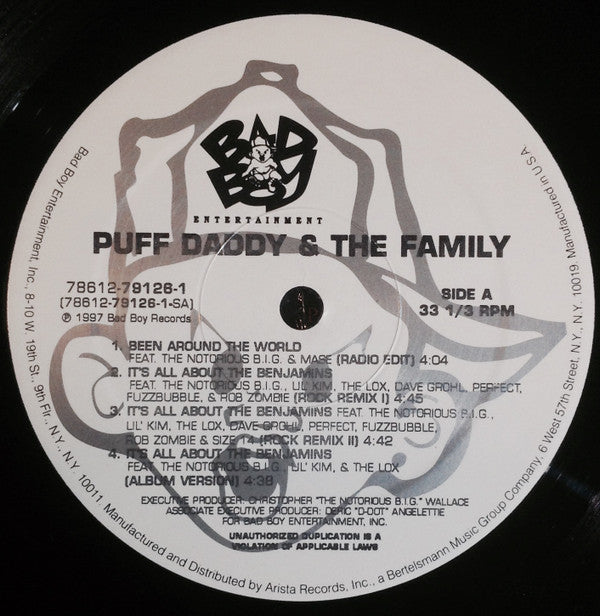 Puff Daddy & The Family Featuring Notorious B.I.G. & Mase : Been Around The World (12", Single)