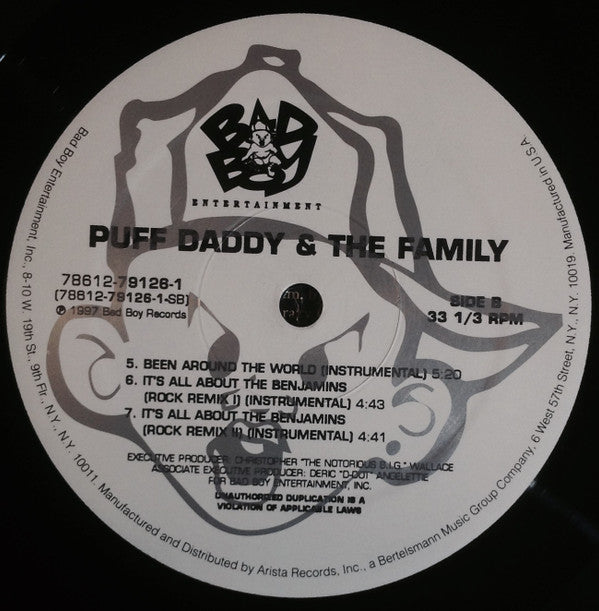 Puff Daddy & The Family Featuring Notorious B.I.G. & Mase : Been Around The World (12", Single)