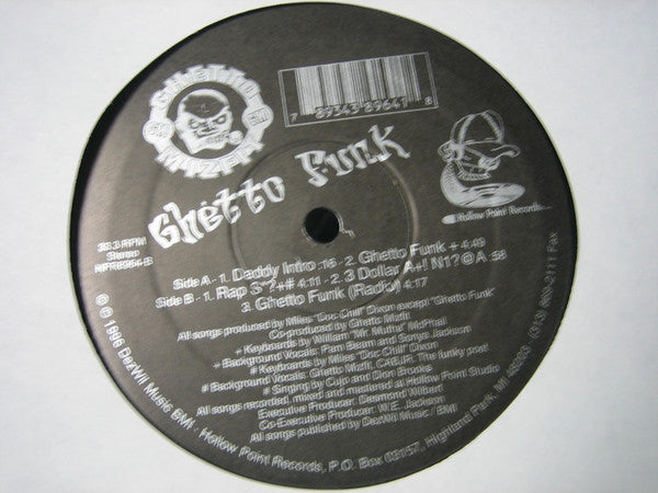 Ghetto Mizfit : Ghetto Funk (12")