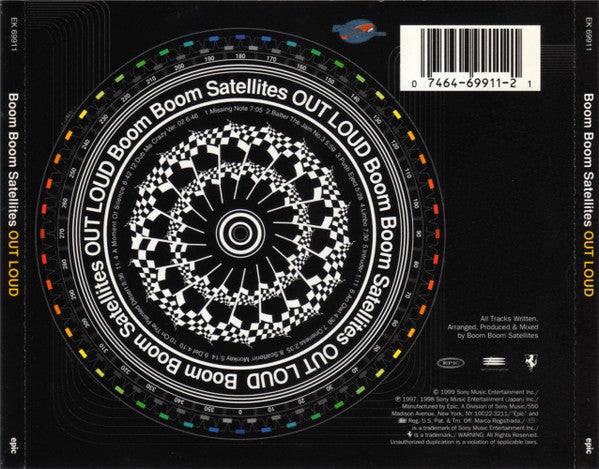 Boom Boom Satellites : Out Loud (CD, Album)