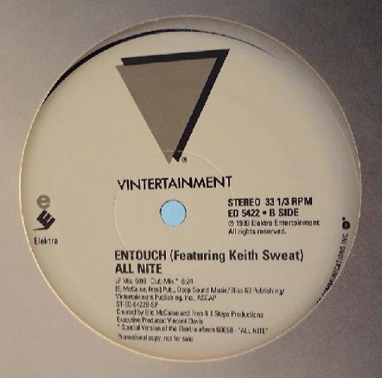 Entouch (2) : All Nite (12", Promo)