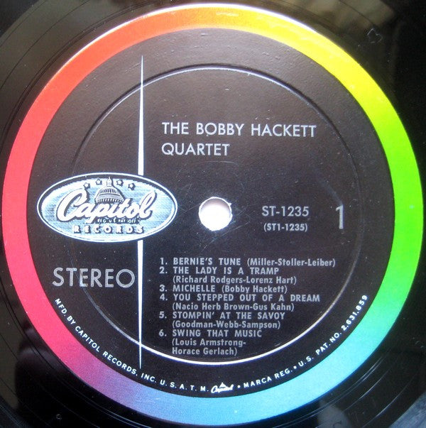 The Bobby Hackett Quartet : The Bobby Hackett Quartet (LP, Album)