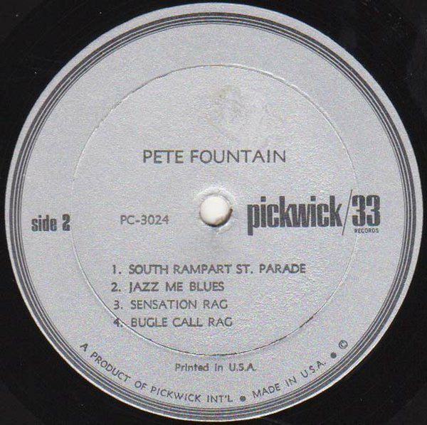 Pete Fountain : Pete Fountain (LP, Comp, Mono)