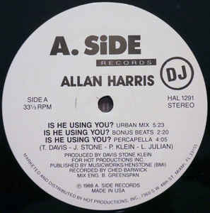 Allan Harris (5) : Is He Using You? (12", Promo)