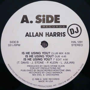 Allan Harris (5) : Is He Using You? (12", Promo)