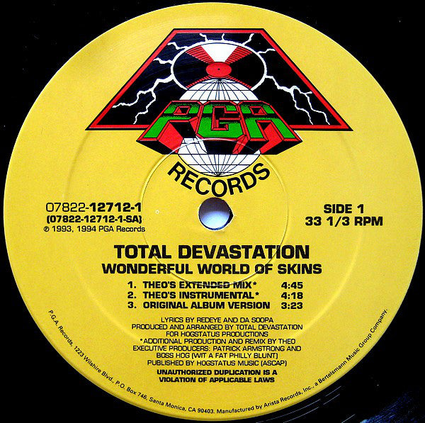 Total Devastation : Wonderful World Of Skins (12")