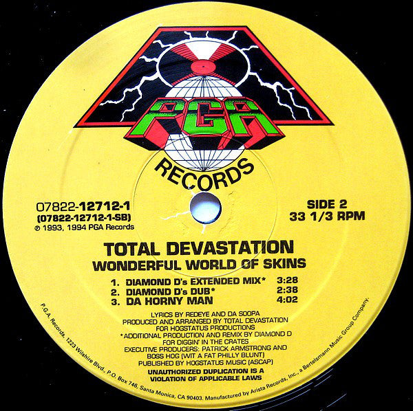 Total Devastation : Wonderful World Of Skins (12")