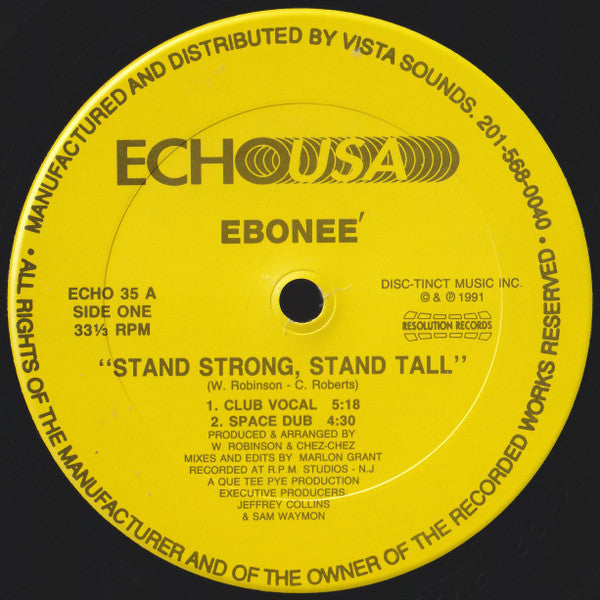 Eboneé (2) : Stand Strong, Stand Tall (12")