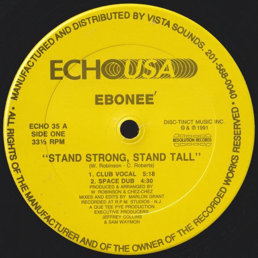 Eboneé (2) : Stand Strong, Stand Tall (12")