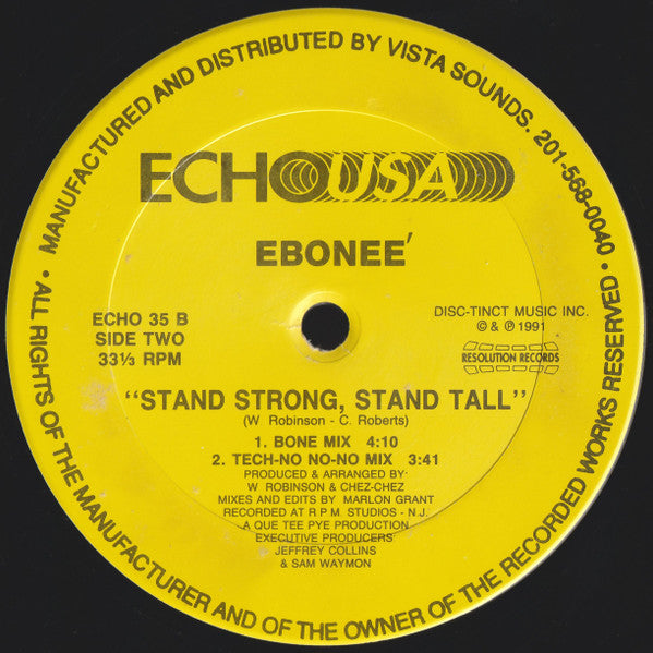 Eboneé (2) : Stand Strong, Stand Tall (12")