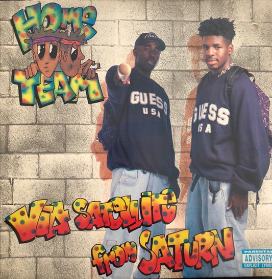 Home Team : Via Satellite From Saturn (LP, Album, Promo)