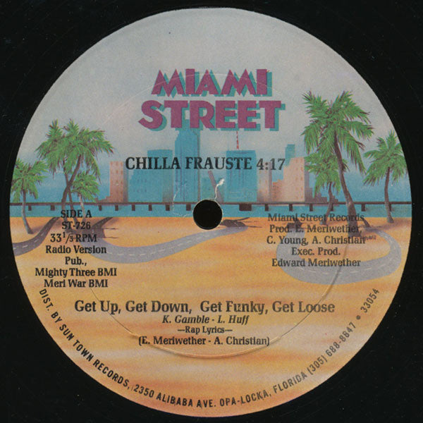 Chilla Frauste : Get Up, Get Down, Get Funky, Get Loose (12")