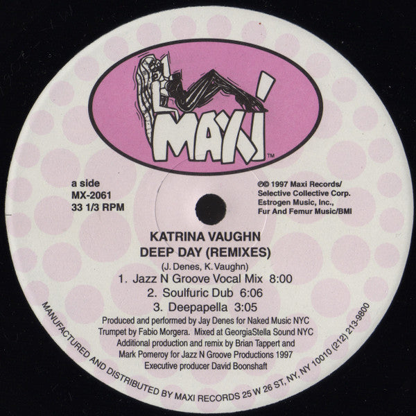 Katrina Vaughn : Deep Day (Remixes) (12")
