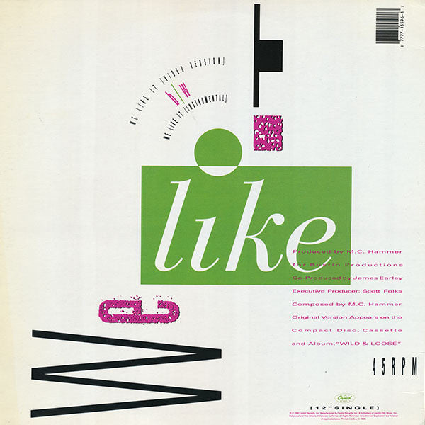 Oaktown's 3-5-7 : We Like It (12", Single)