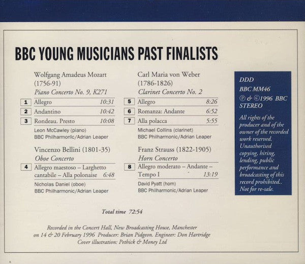Various : BBC Young Musicians Past Finalists (CD, Album)