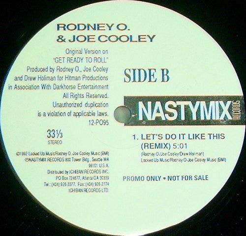 Rodney O & Joe Cooley : You Don't Wanna Run Up / Let's Do It Like This (Remixes) (12", Promo)