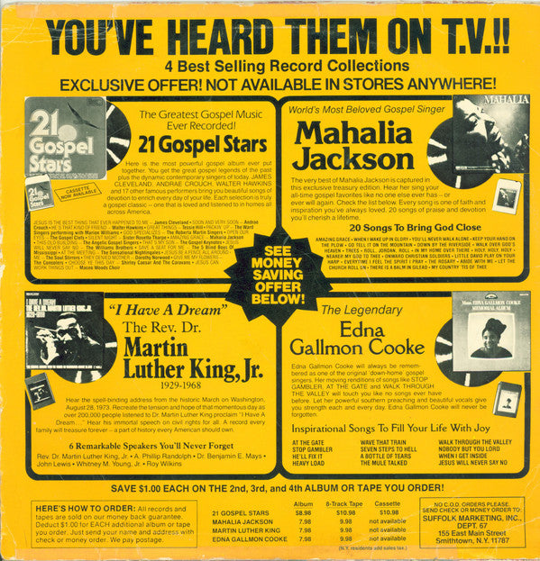 Various : Noways Tired: The Greatest Gospel Hits Ever Recorded (2xLP, Comp)